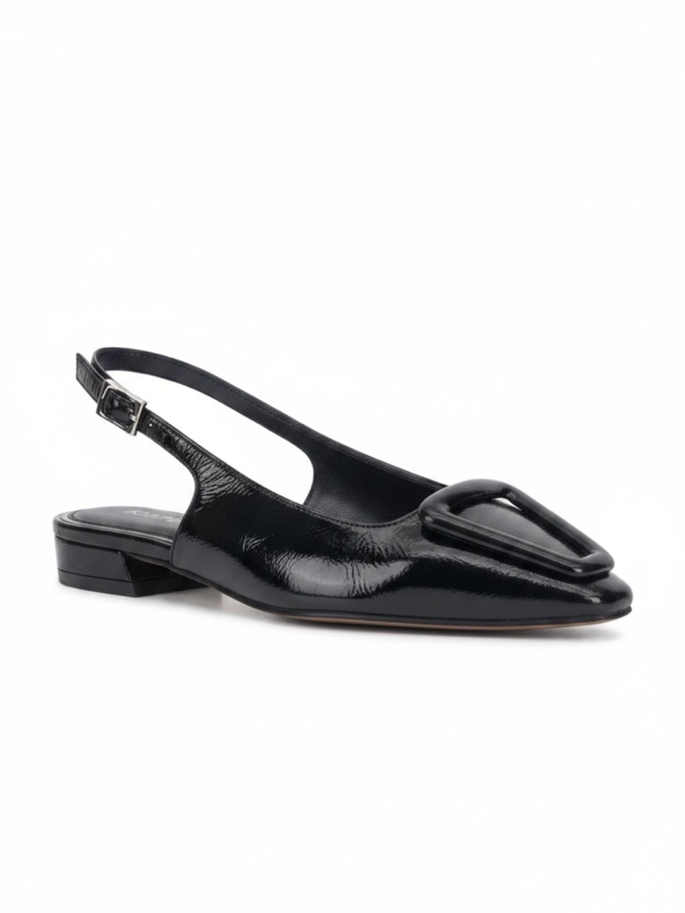 Vince Camuto Savy Crinkle Pointed Toe Slingback Shoes NEW Womens 6/ 6.5M NEW